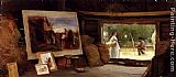 Country Canvas Paintings - A Country Studio